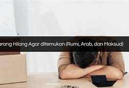 Doa Barang Hilang Rumi